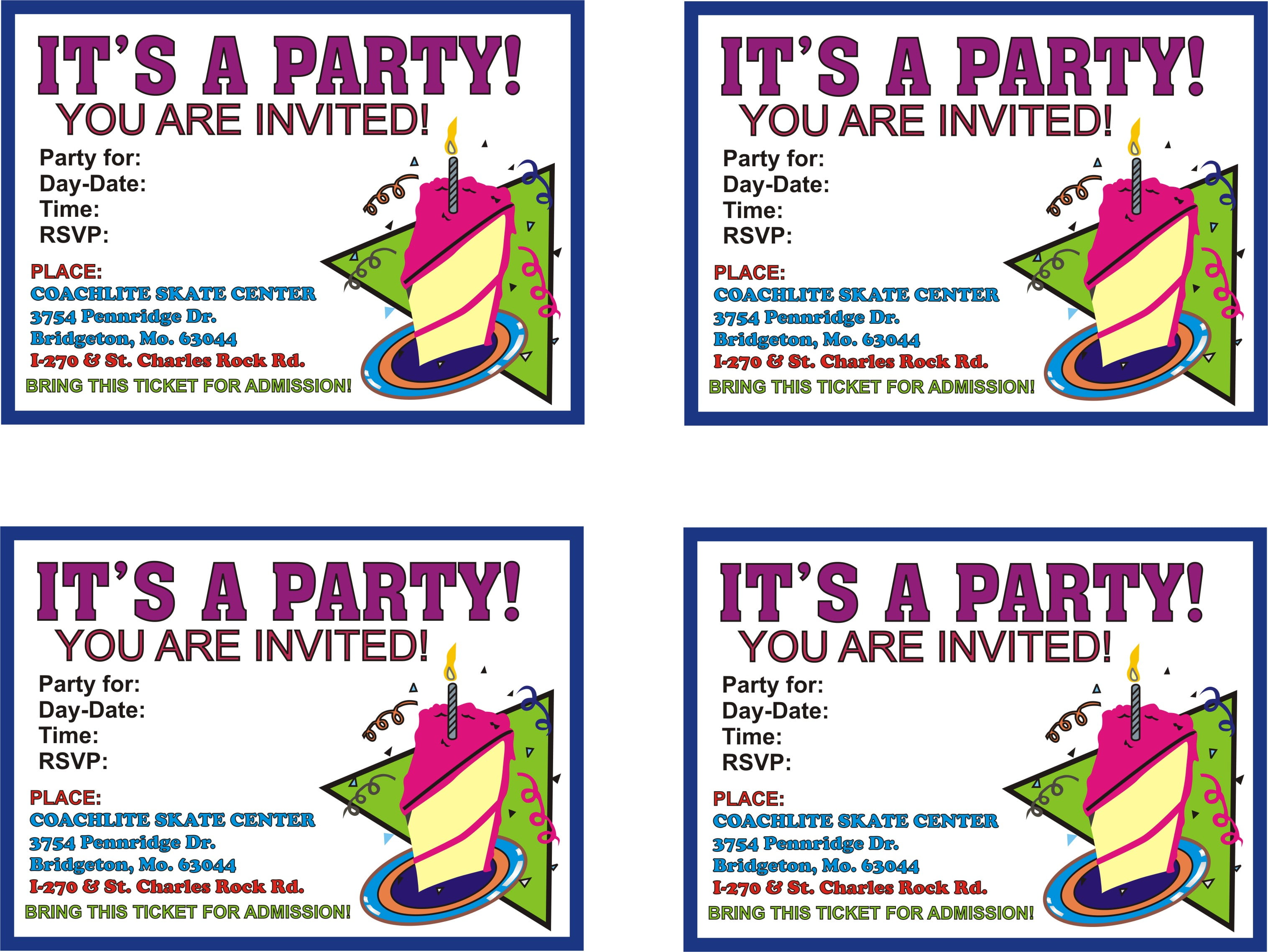 printable birthday invitations online free