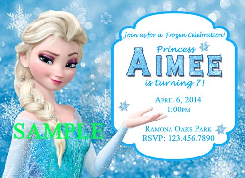 Frozen Cheap Birthday Invitations