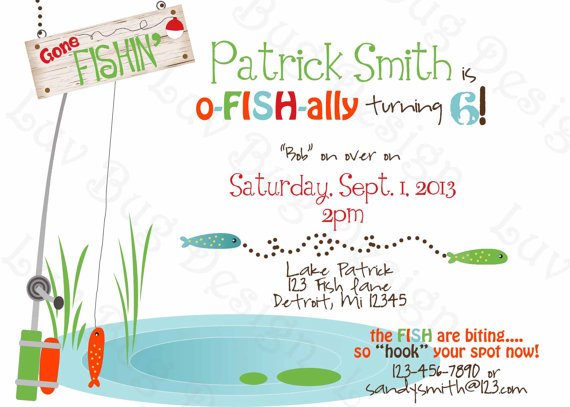 fishing birthday invitations printable