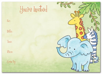zoo birthday invitations free printable