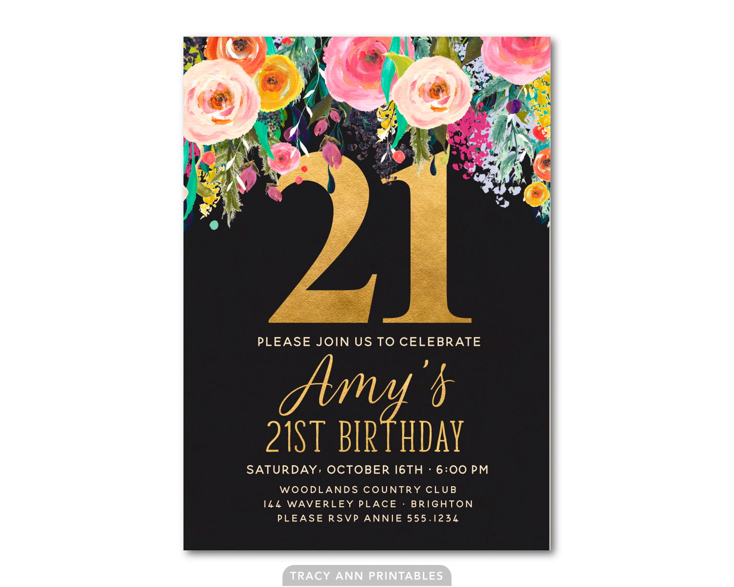 21 birthday invitation wording