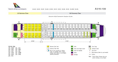 A319 Seating Chart