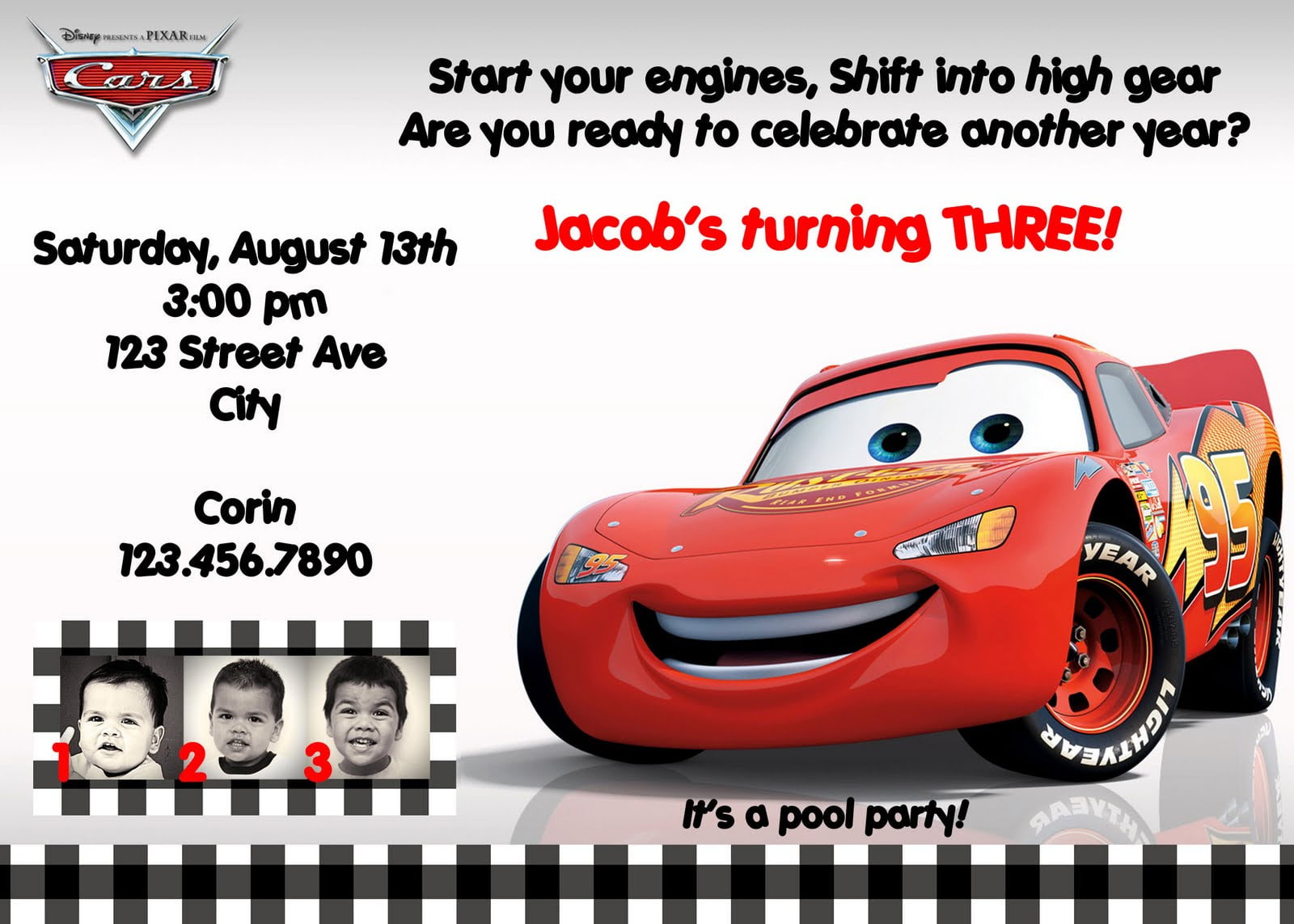 100 Disney Cars Invitation Template Free Printable Sesame ...