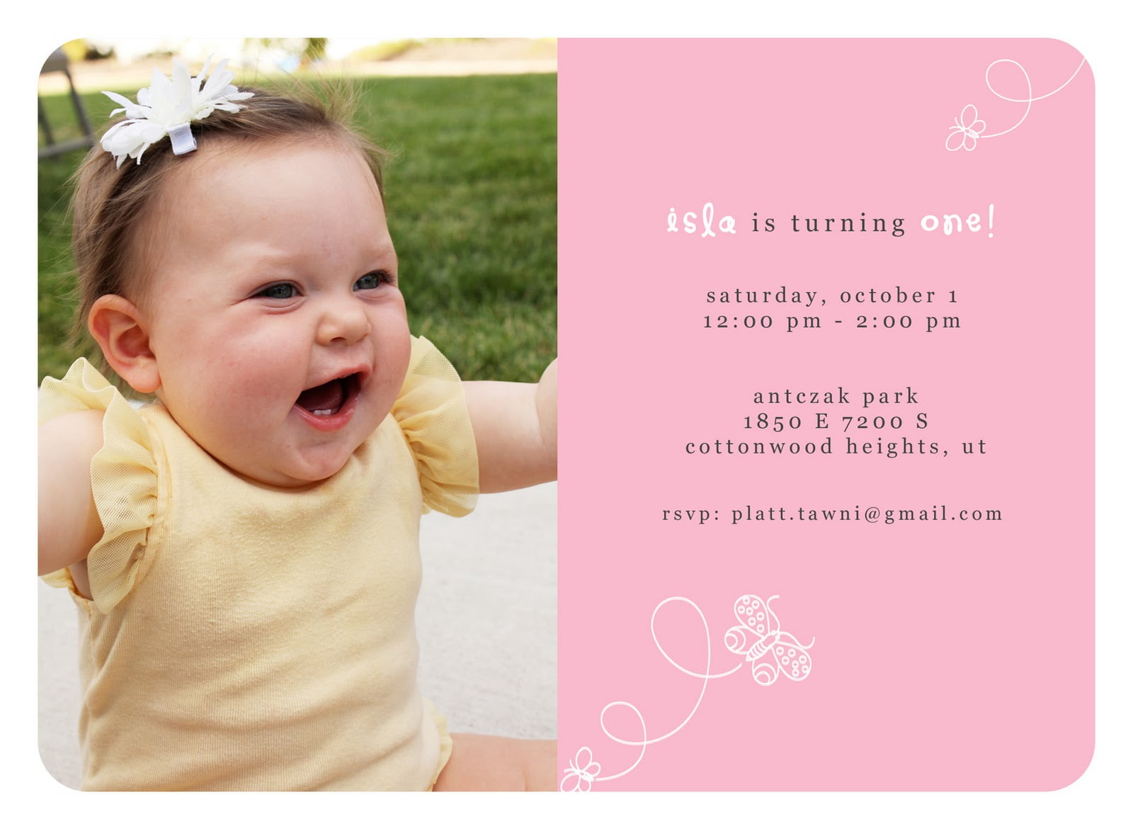 1St Birthday Invitation Template Free Download from www.bagvania.com