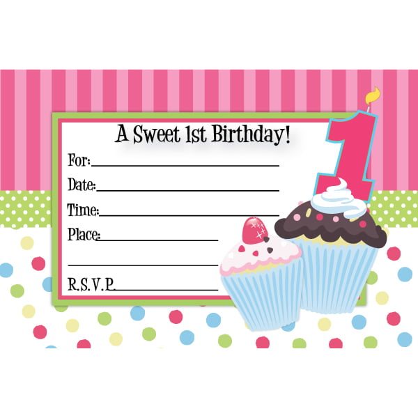 cupcake birthday invitations free printable