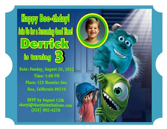 Free Printable Monster Birthday Invitations Monster