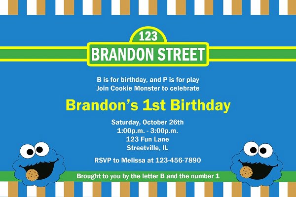 Cookie Monster Birthday Invitations Ideas Bagvania FREE Printable cookie-monster-birthday-invitations-ideas-bagvania-free-printable