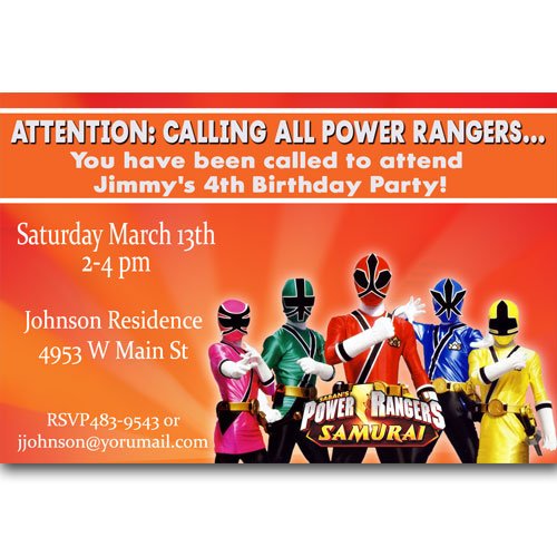 Power Rangers Samurai Birthday Invitations FREE Printable Birthday power-rangers-samurai-birthday-invitations-free-printable-birthday