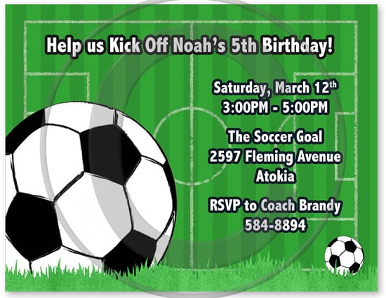 Soccer Birthday Invitations Ideas Bagvania FREE Printable Invitation 