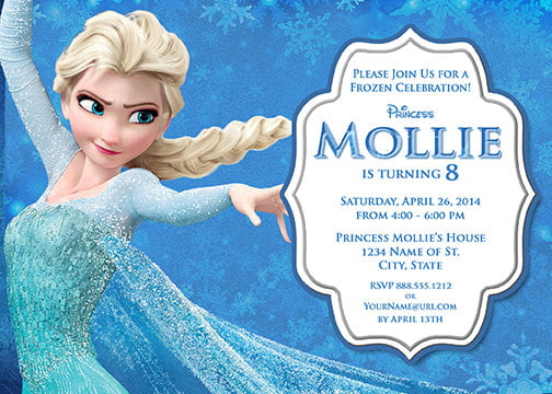 Frozen Birthday Invitation Template from www.bagvania.com