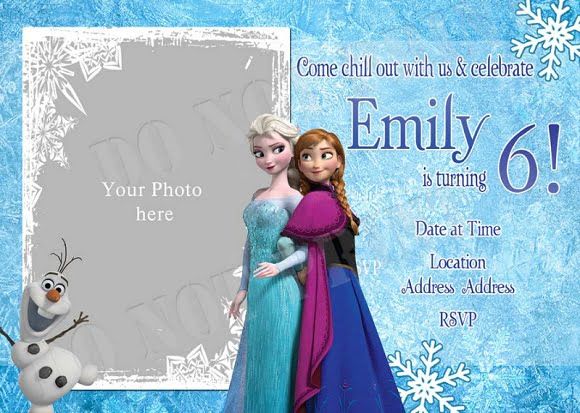 Elsa Frozen Birthday Party Invitation Ideas – FREE Printable Birthday ...