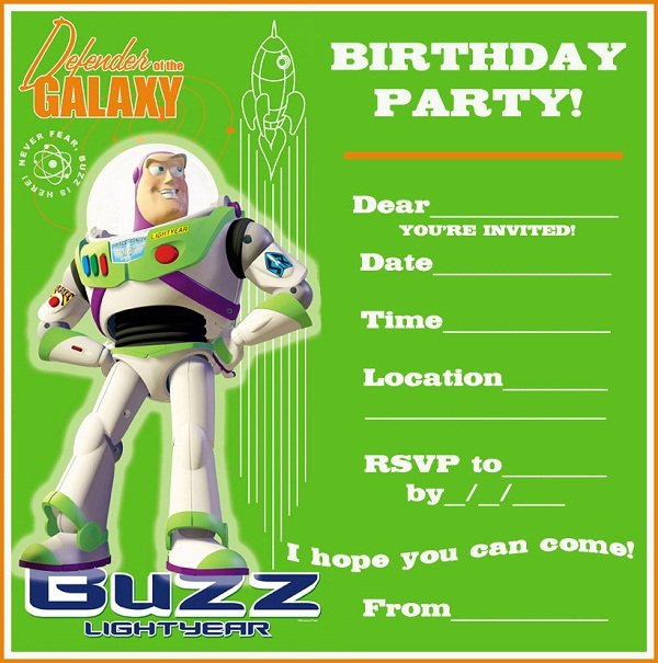 Free Printable Toy Story 4 Invitation Templates Toy Story