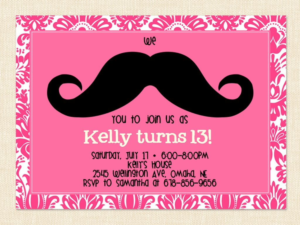 13th Birthday Party Invitation Ideas – Bagvania