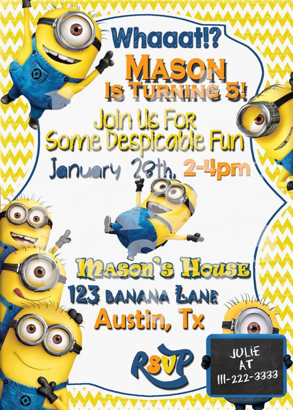 minion-birthday-invitations-on-pinterest-minion-invitation-free