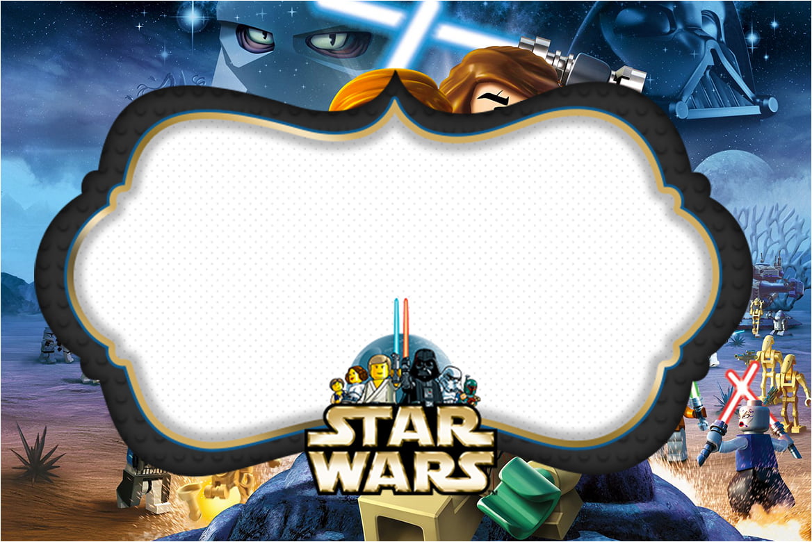 Lego Star Wars Birthday Invitations Template Free Printable Birthday Invitation Templates Bagvania