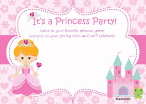 FREE-Printable-Princess-Invitation---Princess-and-Frog-in-Pink-Color