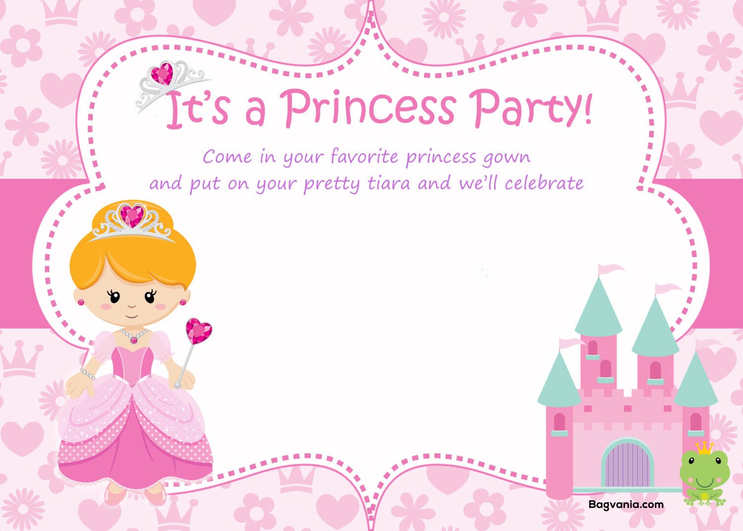 Free Princess Invitations 3