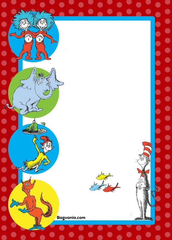 Dr Seuss Birthday Invitations Printables Free Printable Birthday Invitation Templates Bagvania