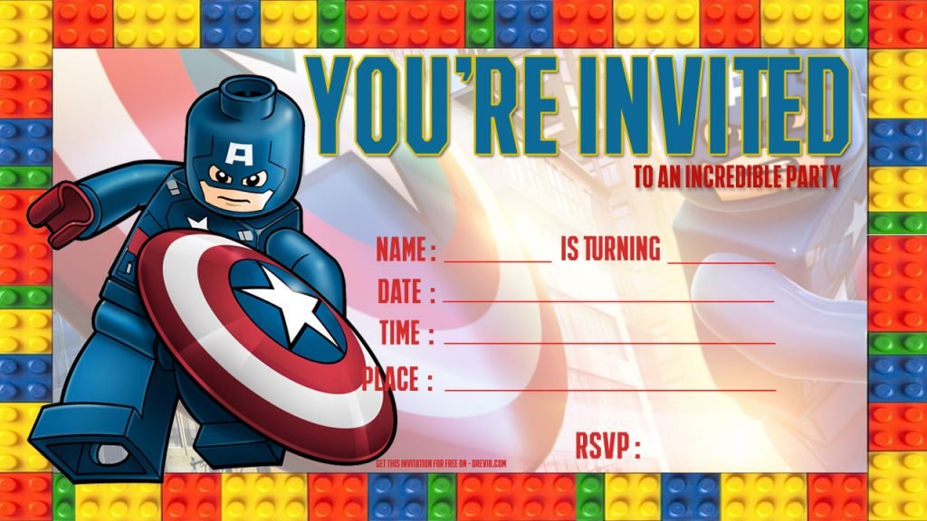 FREE Lego Birthday Invitations - FREE Printable Birthday ...