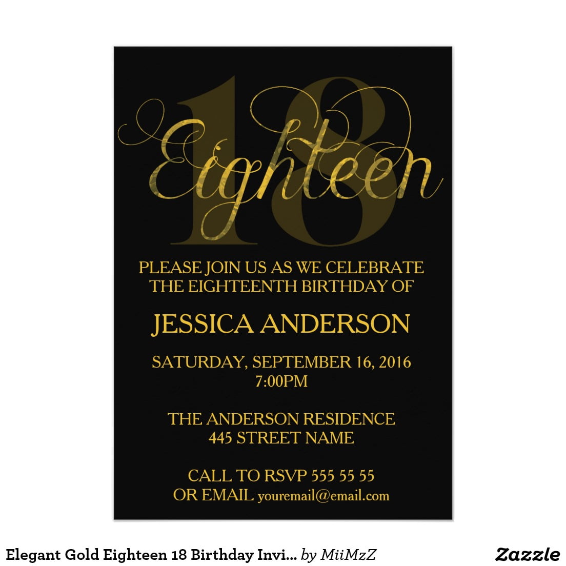 18 Birthday Party Invitations Template 6