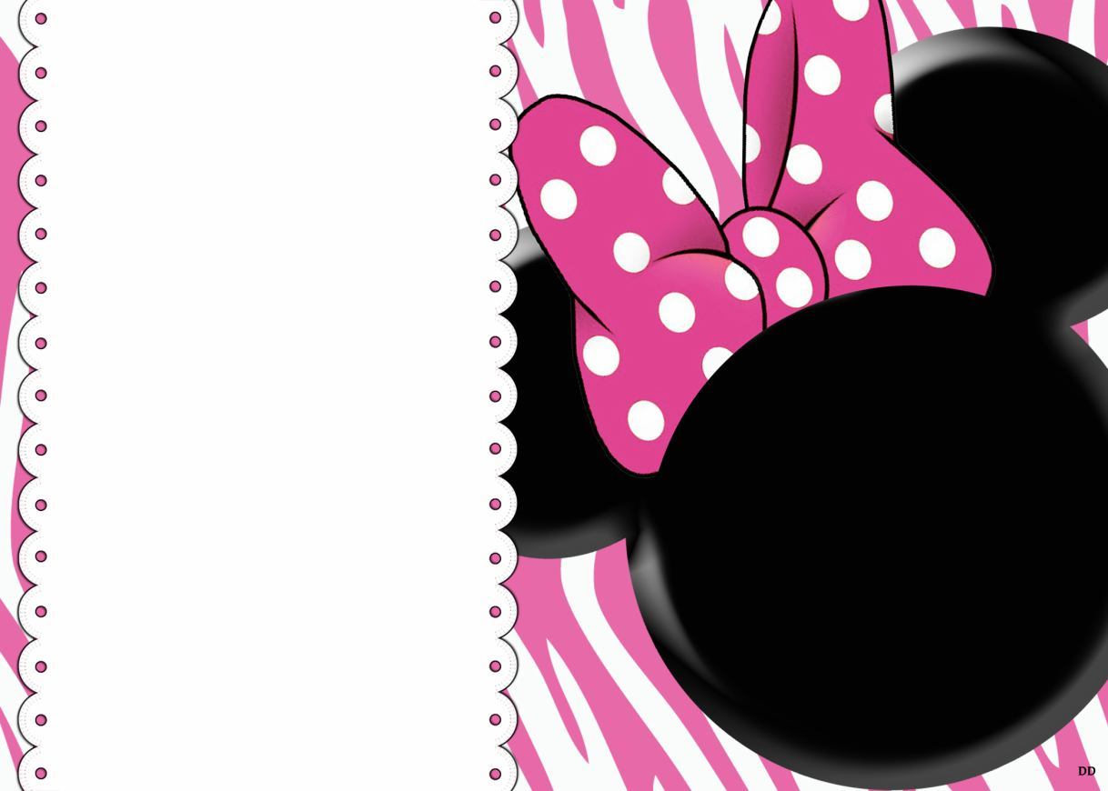 Free Printable Minnie Mouse 1st Birthday Invitation Bagvania FREE 