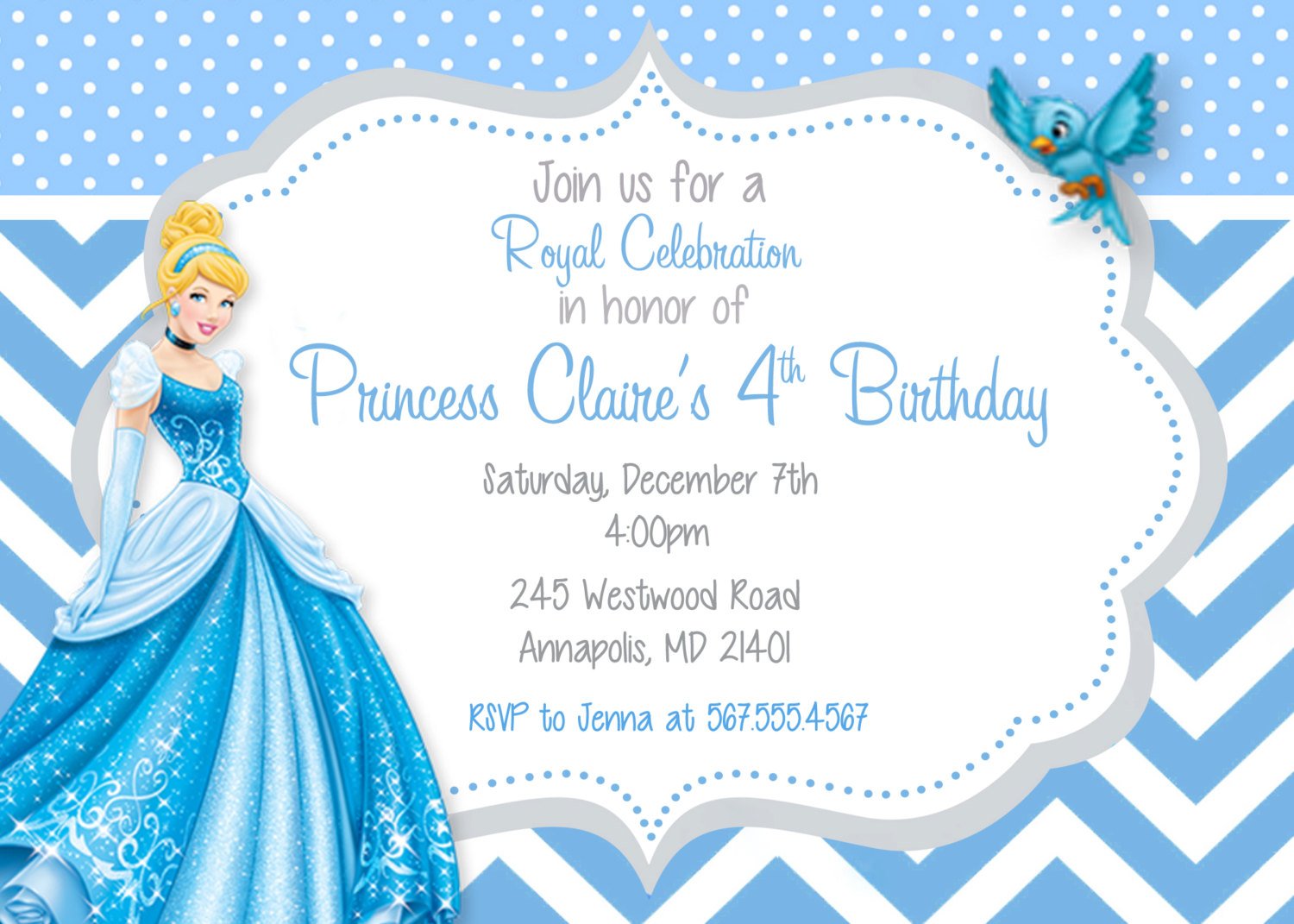 Free Printable Cinderella Birthday Invitations Free Printable Birthday Invitation Templates Bagvania