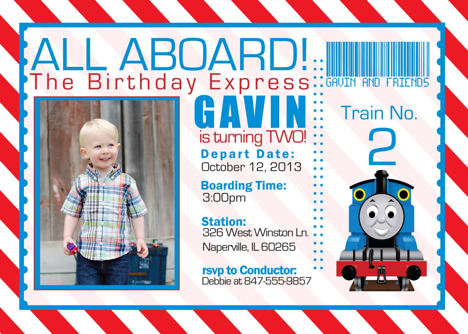 Free Printable Train Birthday Invitations Wording FREE Printable 
