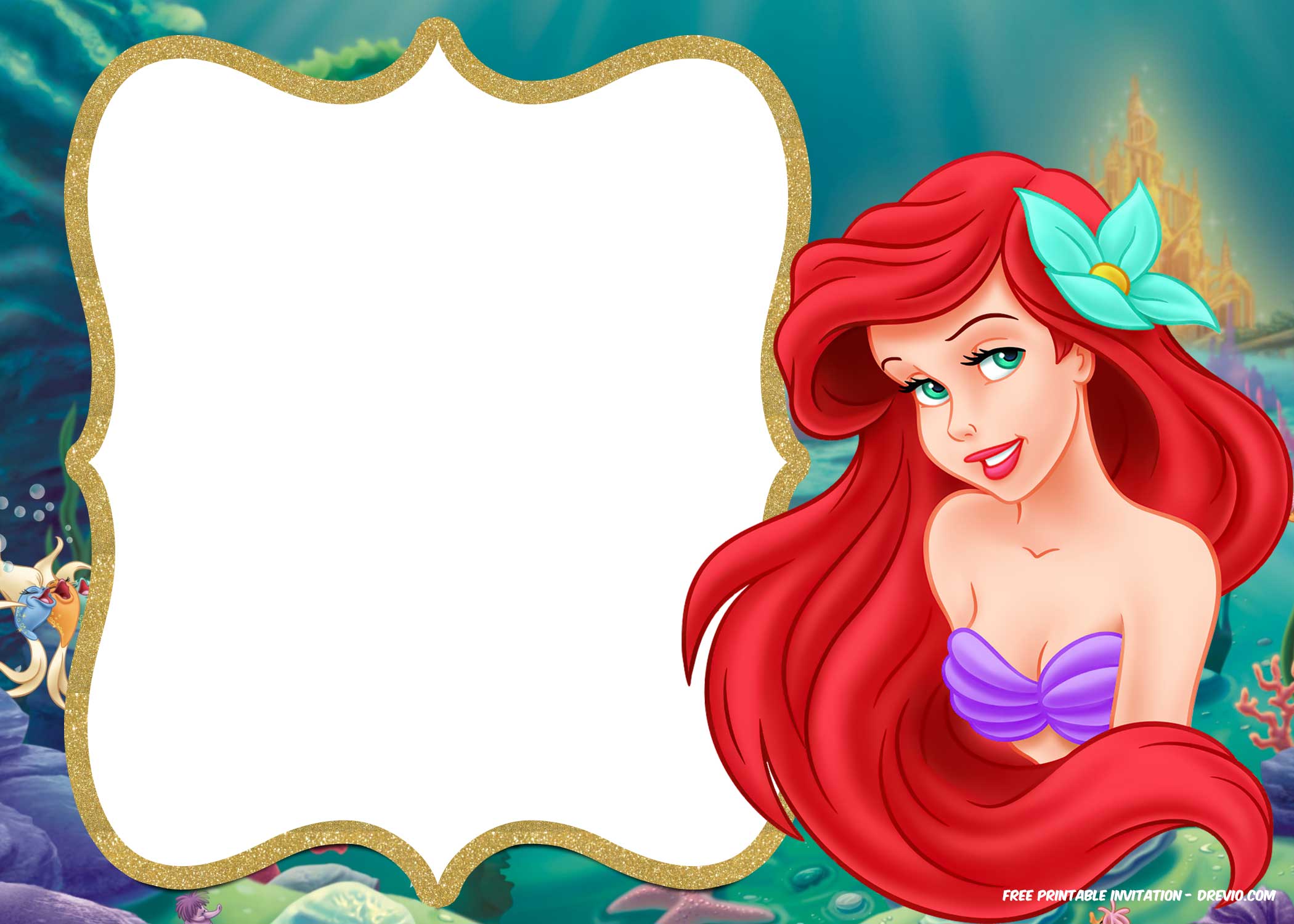 Little Mermaid Template