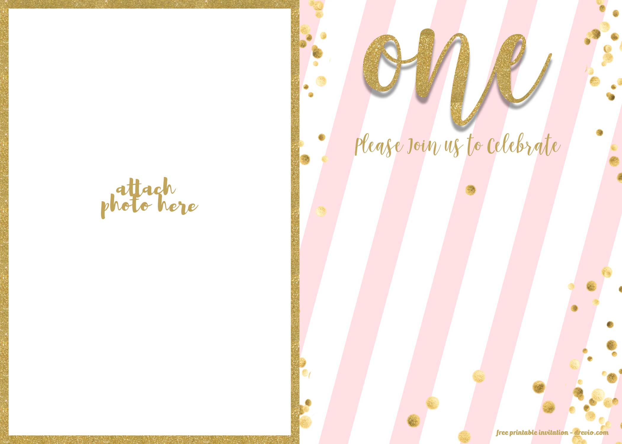FREE 1st Birthday Invitations Template for Girl – FREE ... FREE 1st Birthday Invitations Template for Girl – FREE ...
