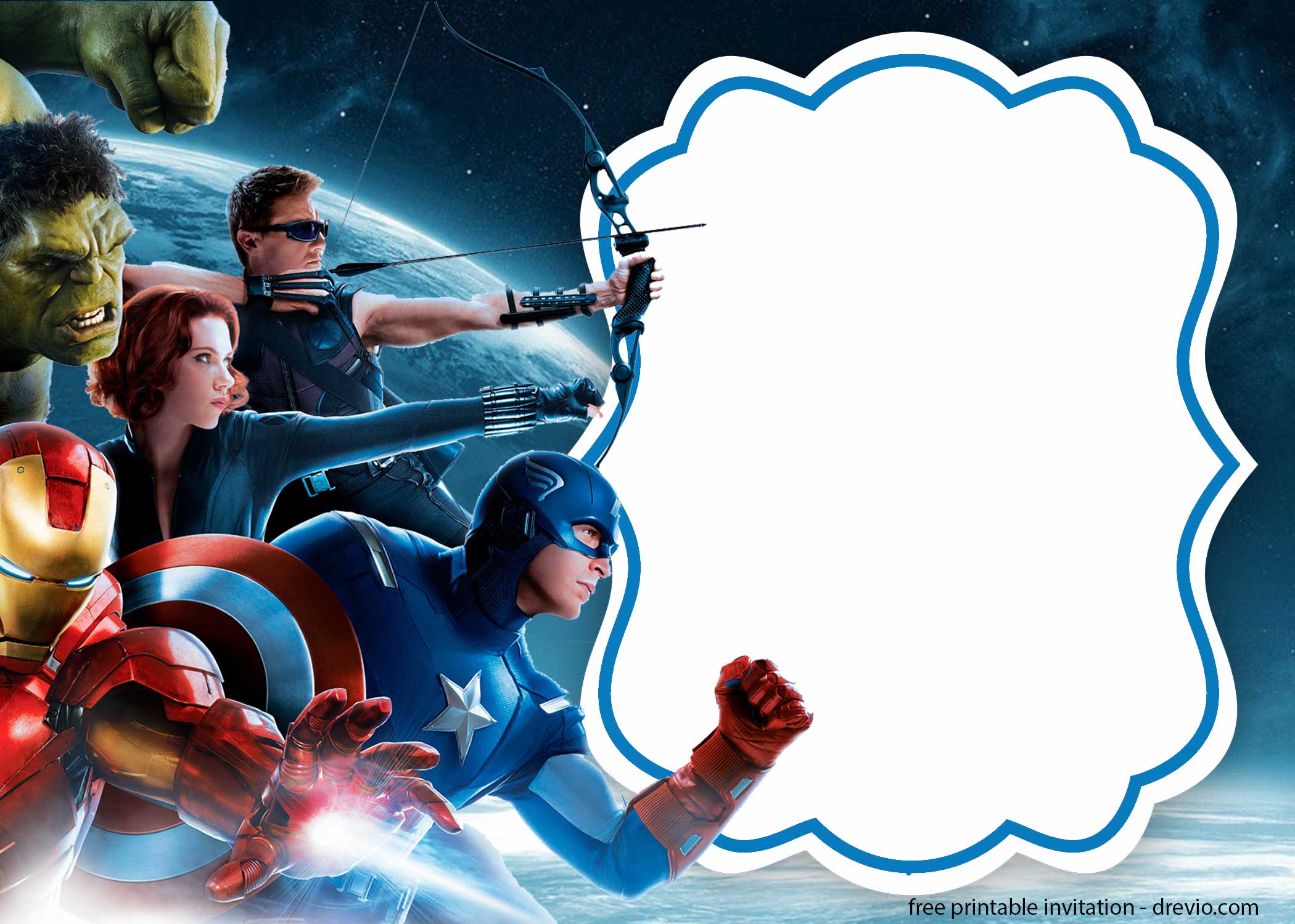 FREE Printable The Avengers invitation template FREE Printable Within Avengers Birthday Card Template FREE Printable The Avengers invitation template FREE Printable Within Avengers Birthday Card Template