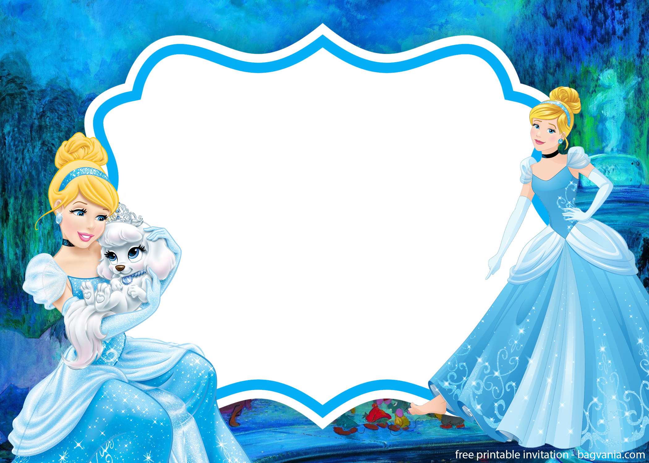 Cinderella Invitation Template Free