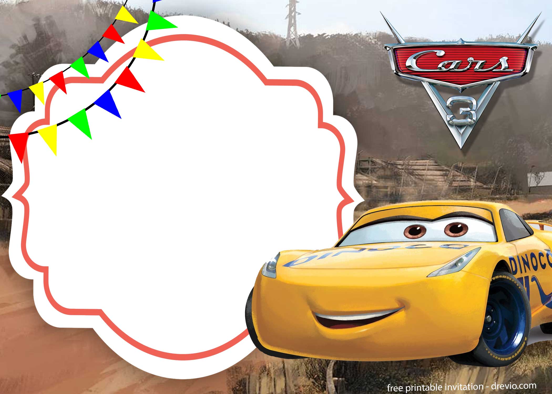 Cars 3 Invitation Template How To Download It Free Printable Birthday Invitation Templates Bagvania