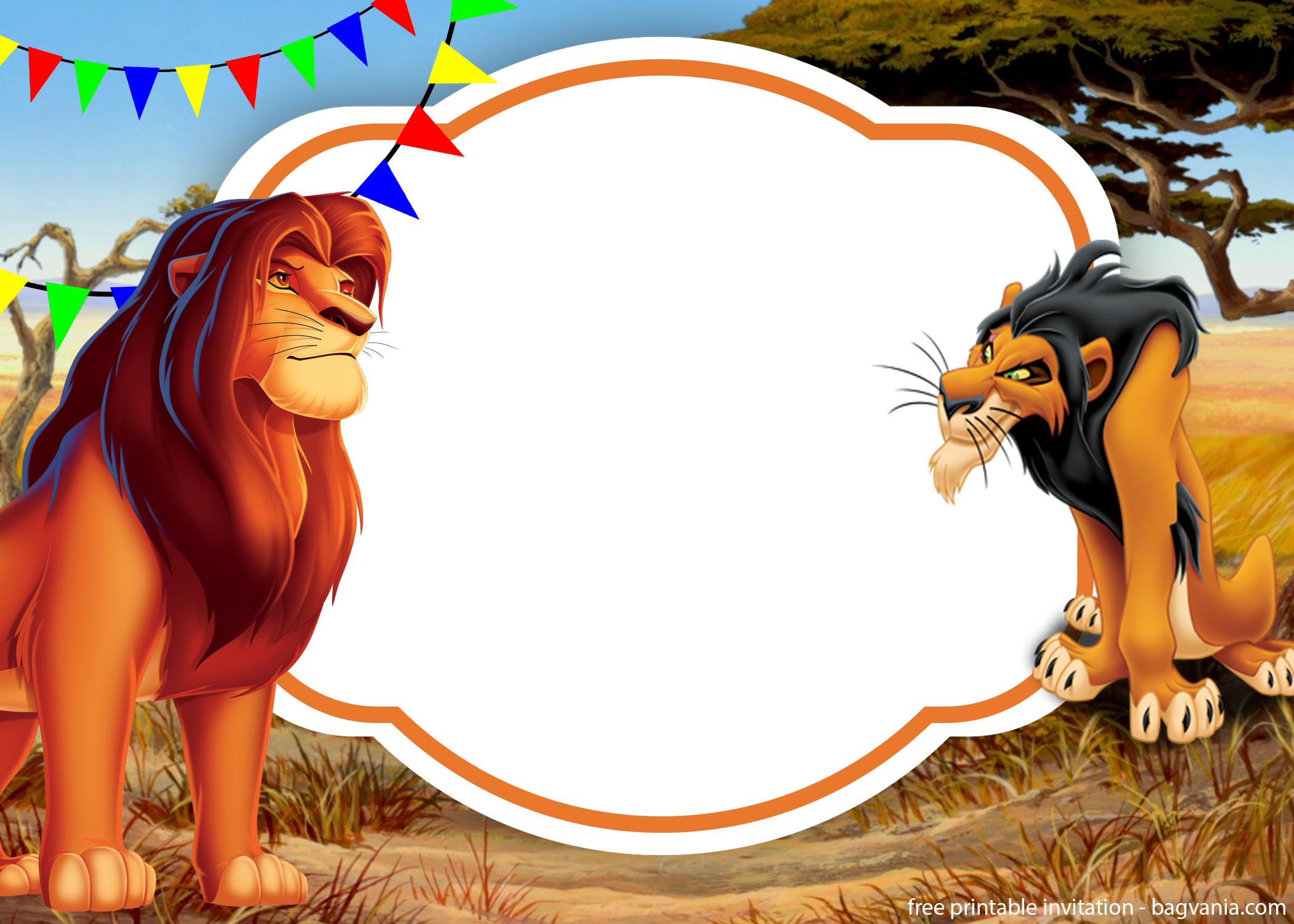 free lion guard printable invitation free lion guard printable invitation