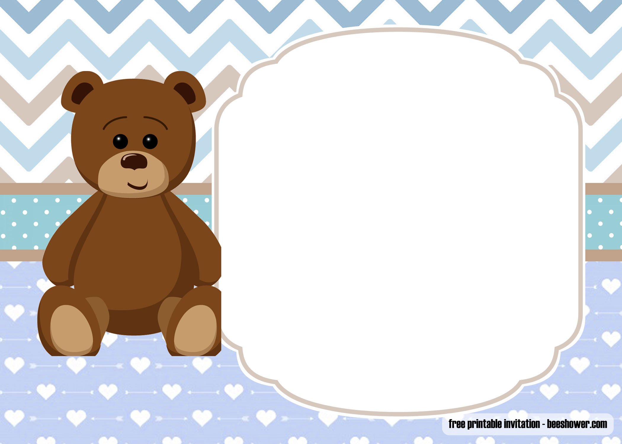 teddy bear baby shower invitations online