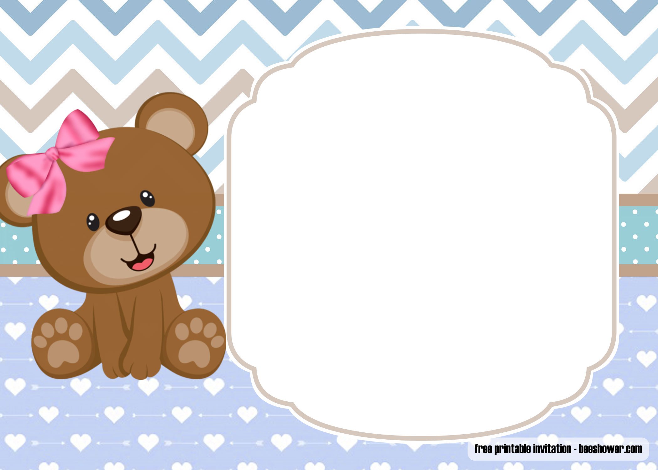 teddy bear baby shower invitations online