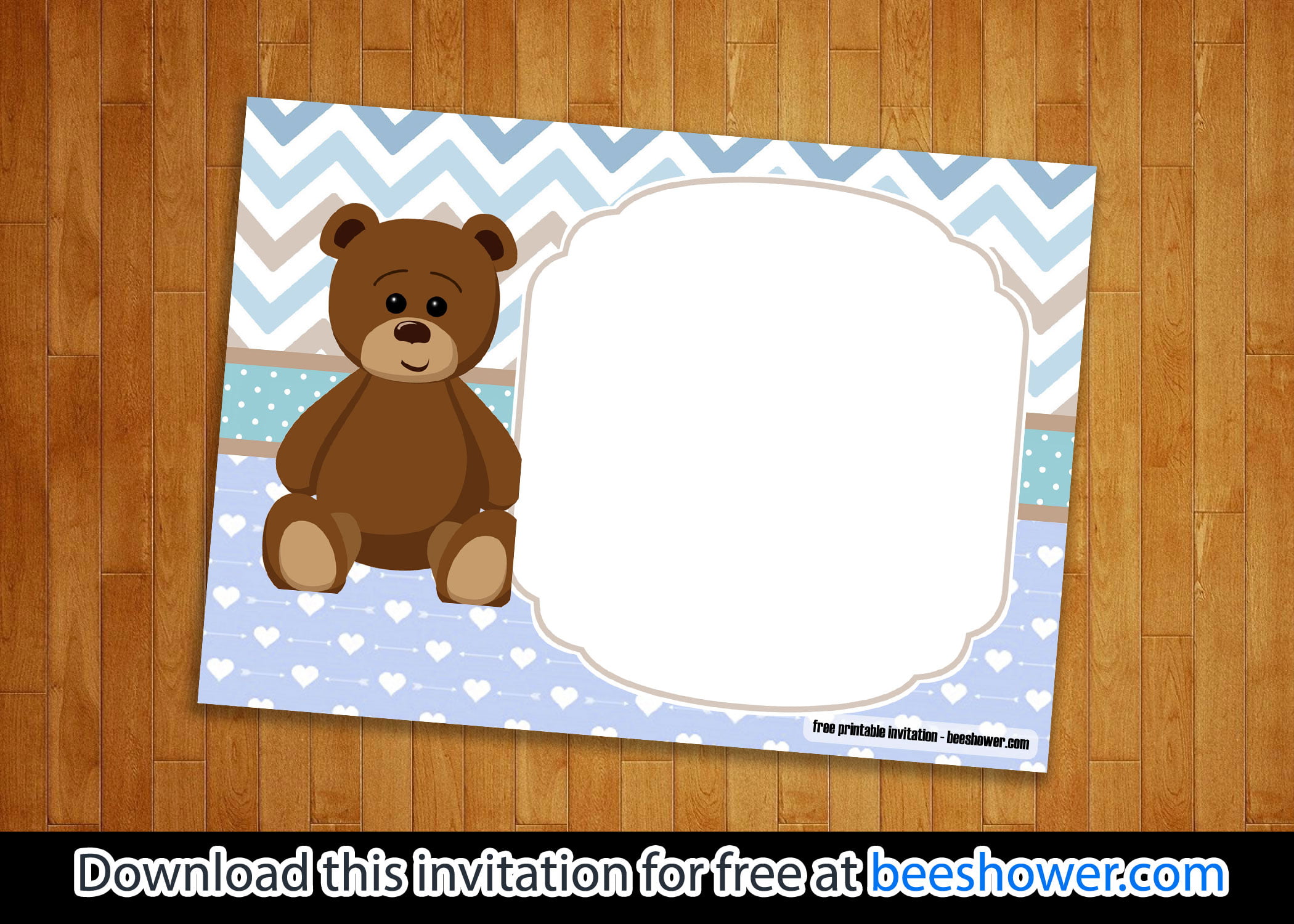girl-teddy-bear-birthday-invitation-template-pink-floral-bear-party