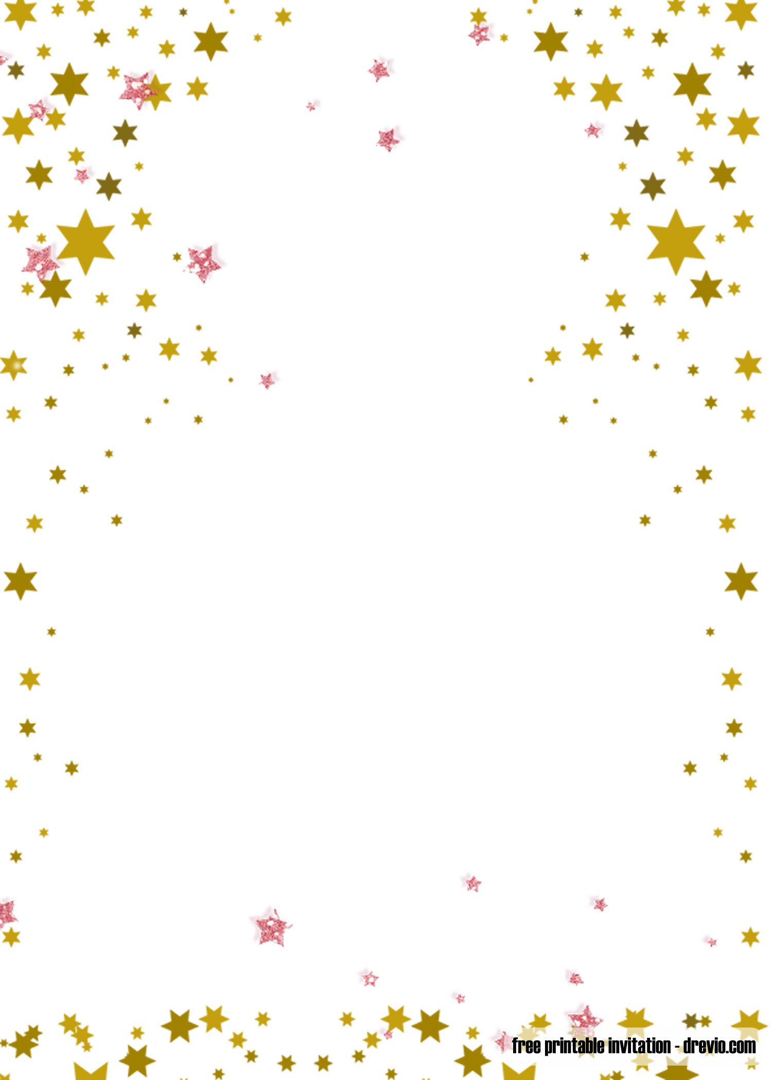 twinkle twinkle little star invitation free