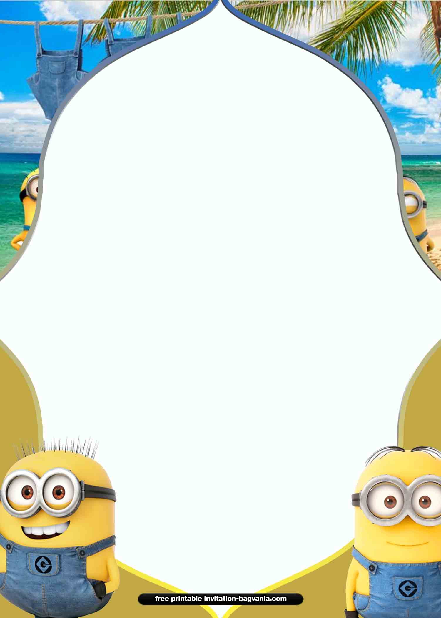 FREE Minions Invitation Templates FREE Printable Birthday Invitation