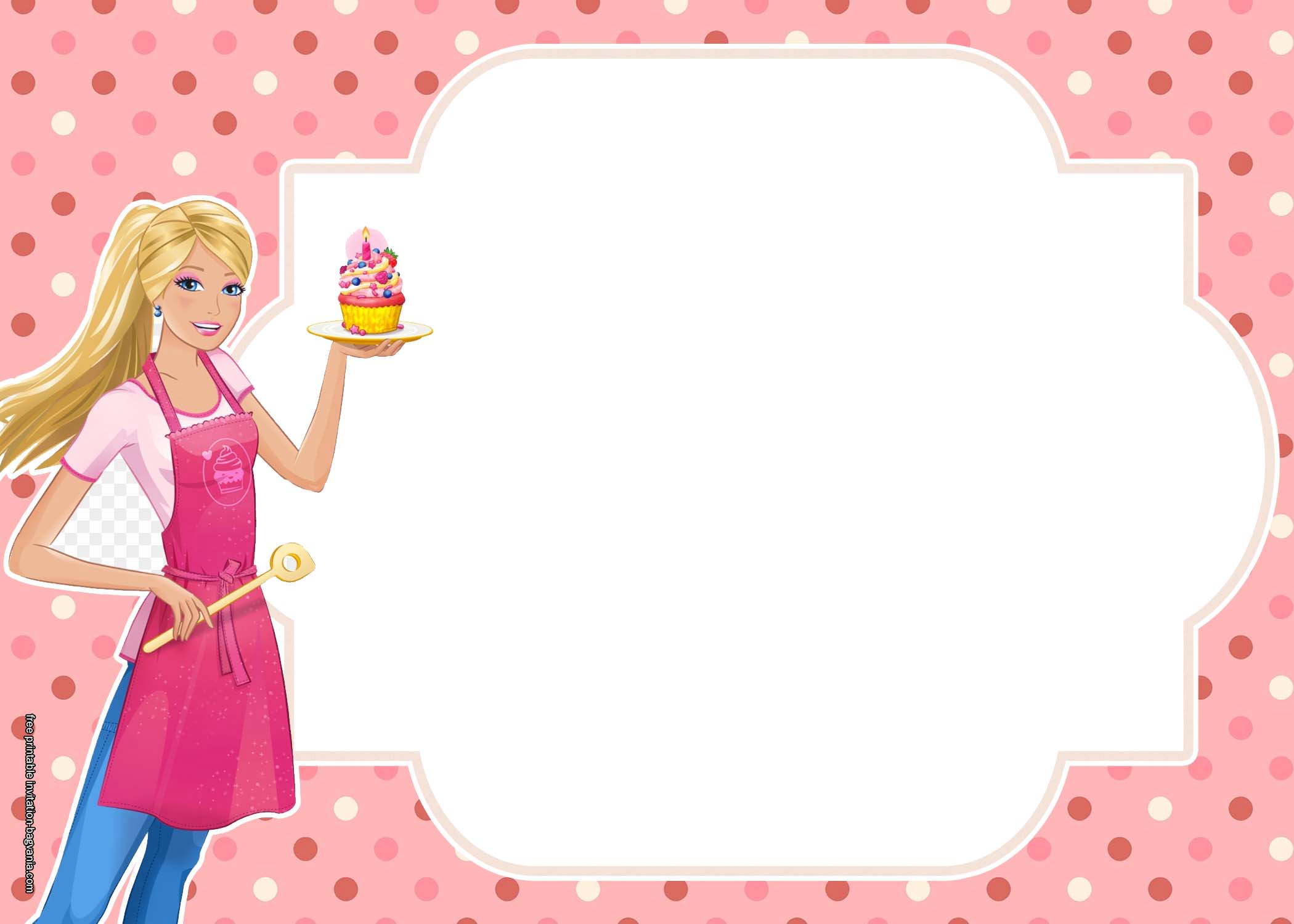 FREE Printable Barbie Invitation Templates FREE Printable Birthday