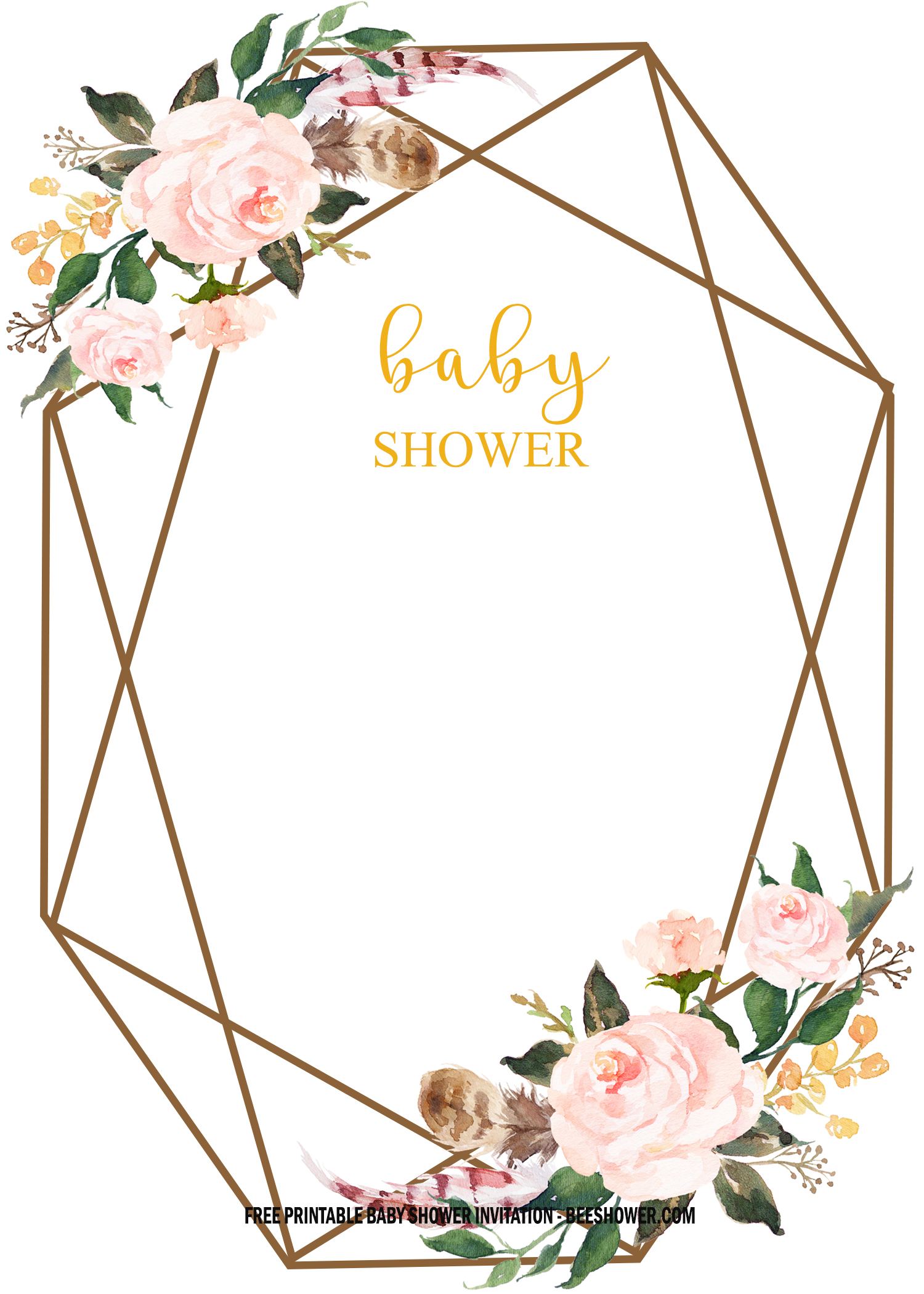 Free Printable Baby Shower Templates