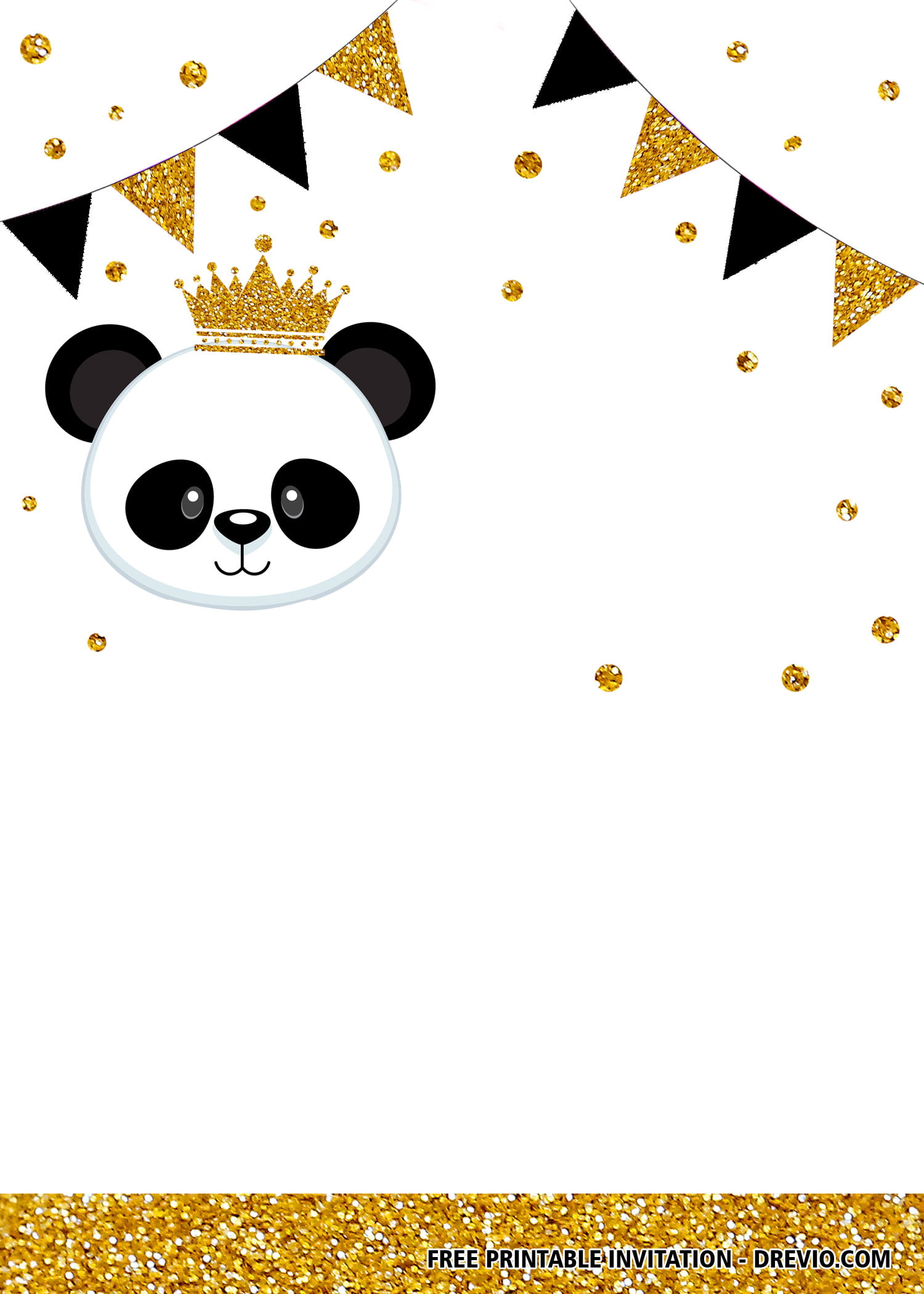 Free Printable Panda Birthday Invitation Templates Free Printable Birthday Invitation Templates Bagvania