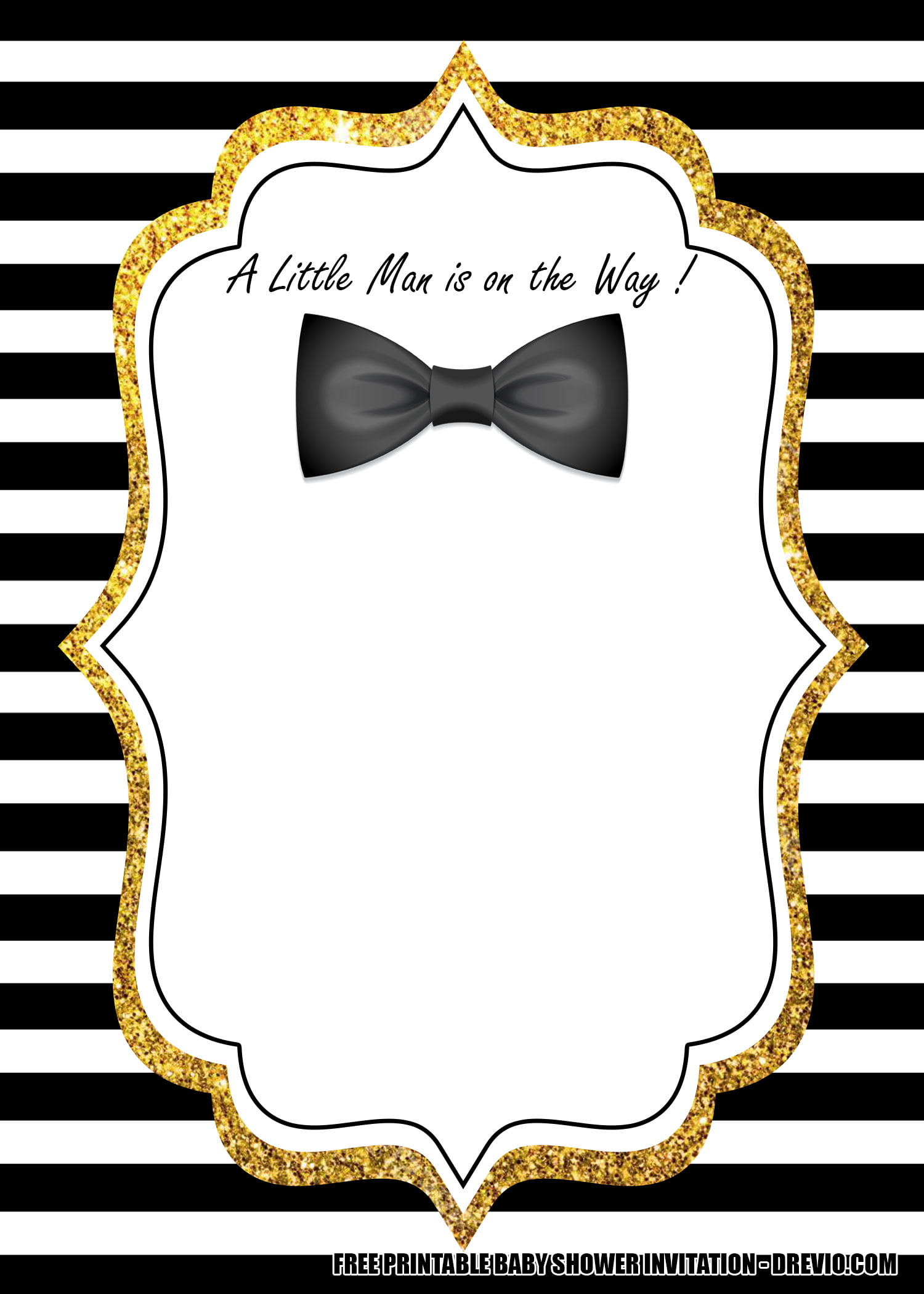 white tie invitation