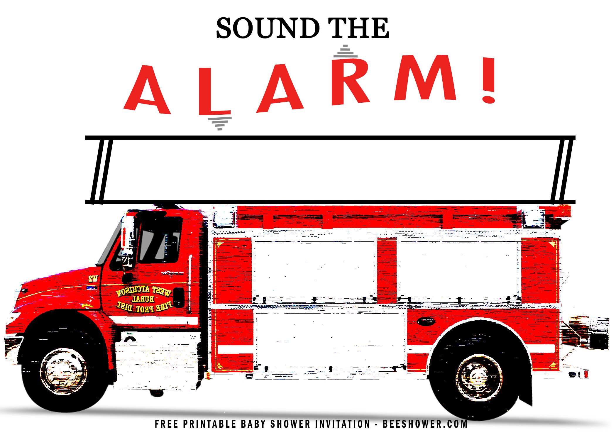 9 Fire Truck Template Printable - Million Template Ideas