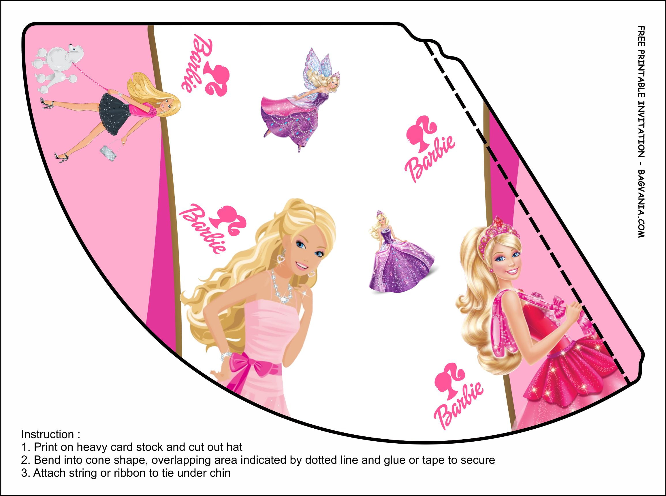 barbie party hats