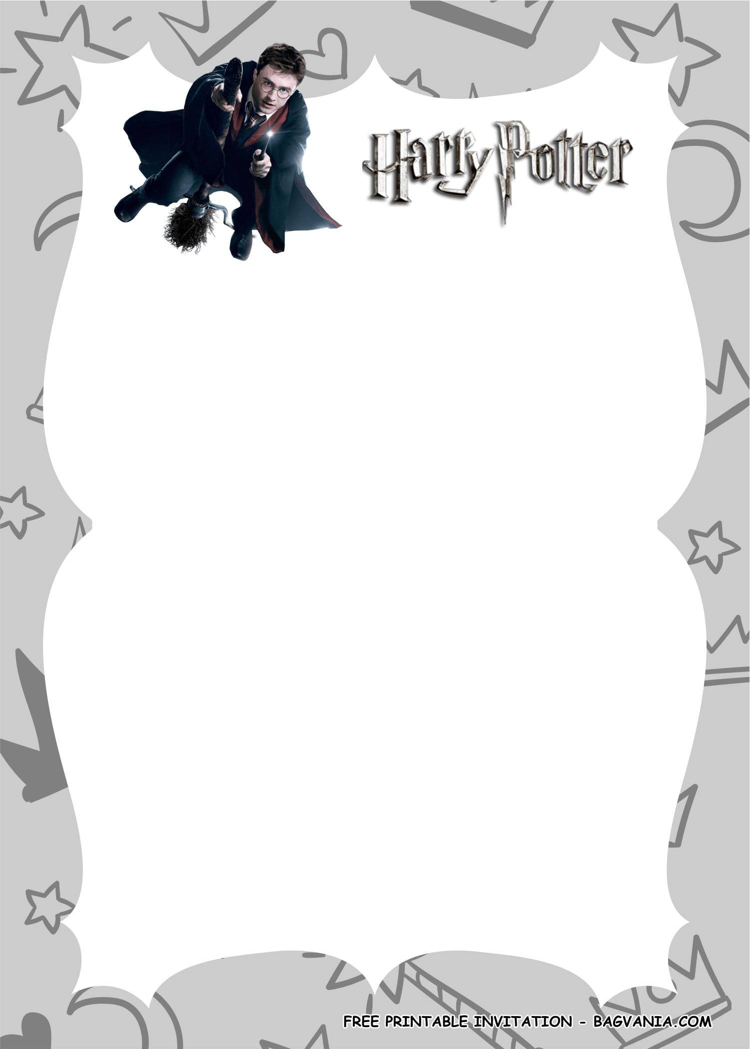 Free Printable Harry Potter Birthday Party Kits Template FREE