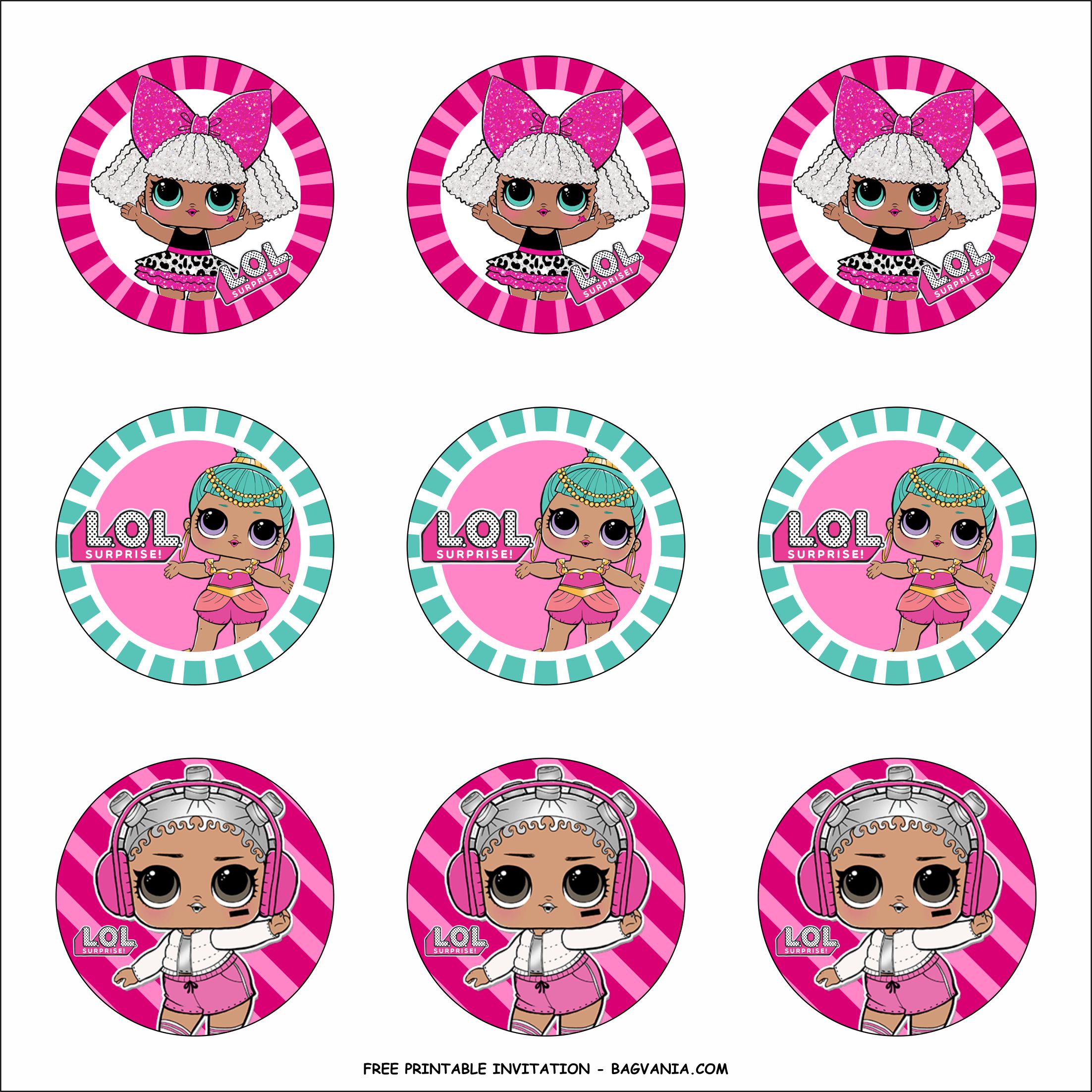 Lol Doll Birthday Printables