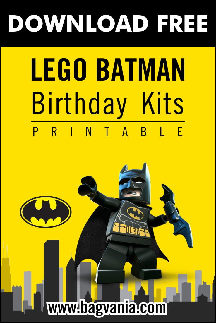 Lego batman clearance birthday card