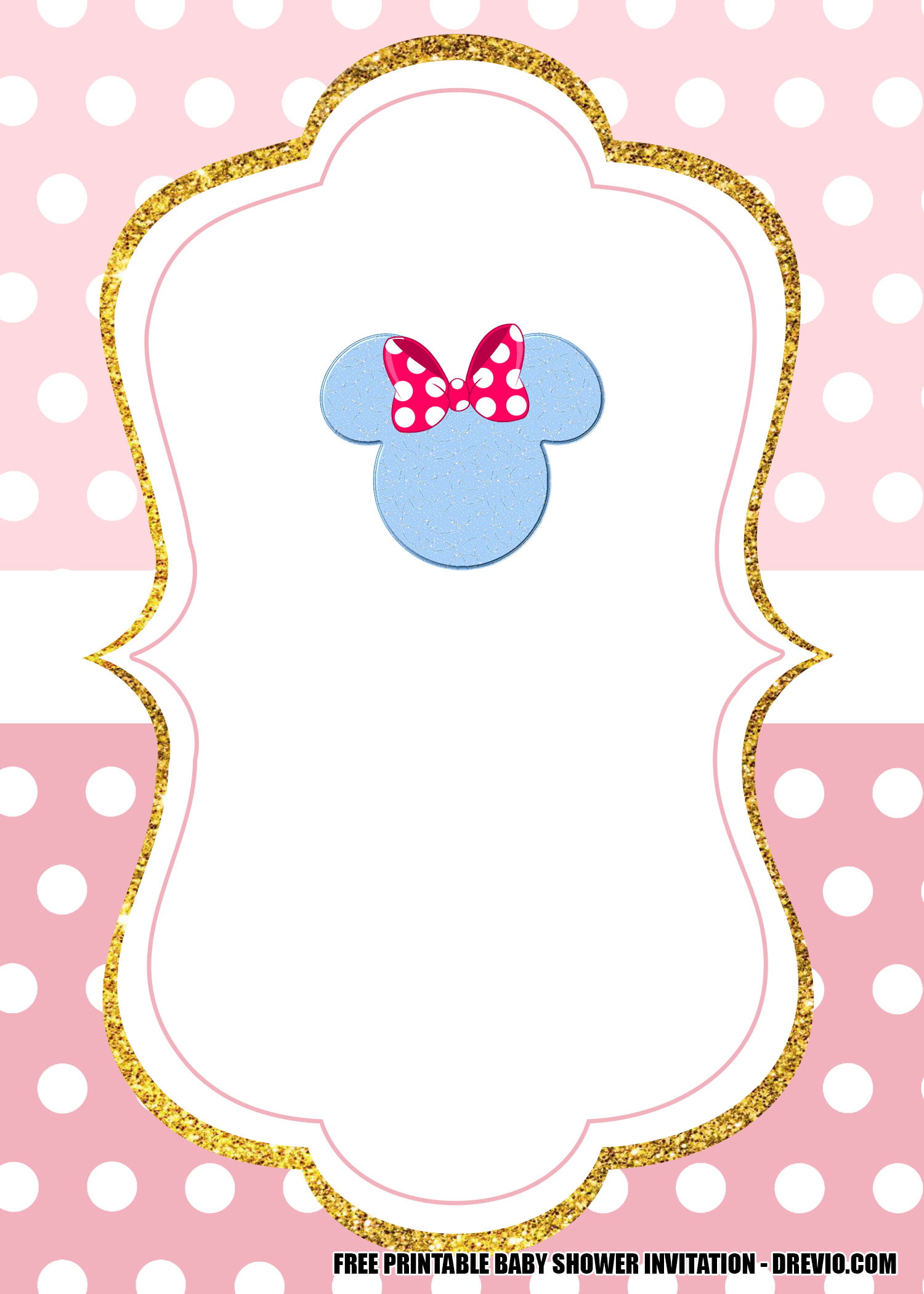 minnie mouse baby shower invitations online