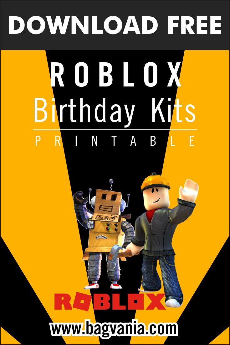 Free Printable Roblox Birthday Party Kits Template Free Printable Birthday Invitation Templates Bagvania