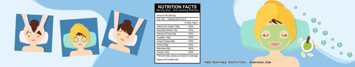 Free Printable Spa Birthday Party Kits Template | FREE Printable Birthday Invitation Templates ...